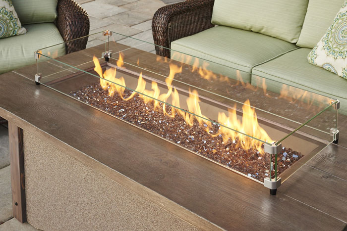 Quality Gas Outdoor Fire Pit Tables In, Outdoor Glass Fire Pit Table