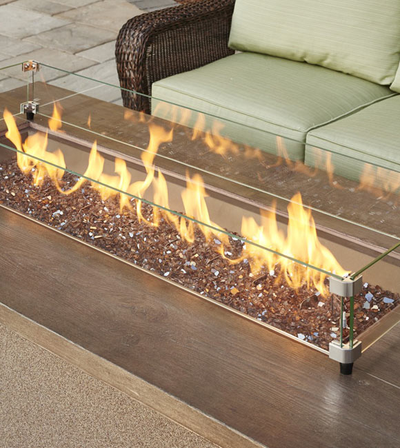 Premium Fire Pits In Edgewater Bowie, Linear Fire Pit Table